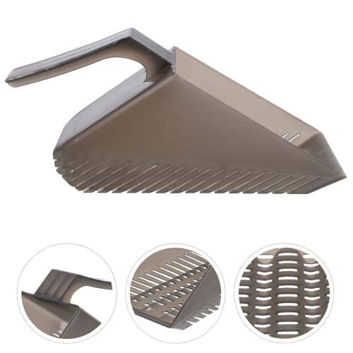 Uonlytech Aquarium Fish Tank Substrate Shovel Plastic Sand Cleaner with Leak-Through Design for Gravel and Aquatic Plant Maintenance, Portable Fish Tank Cleaning Tool for Freshwater