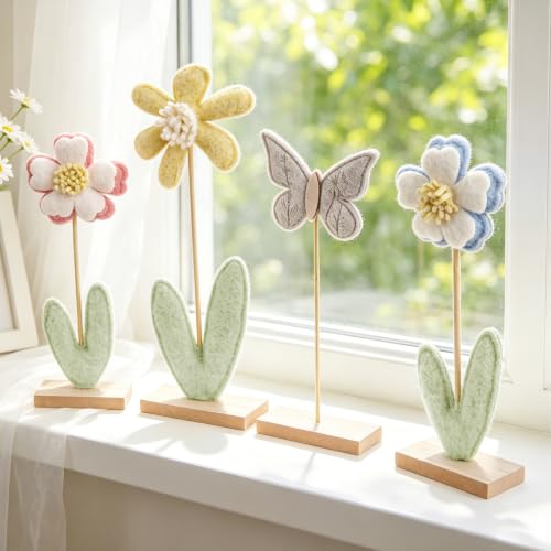 Flower Centerpieces for Tables Butterfly Table Decor for Floral Party - color: Flower & Butterfly