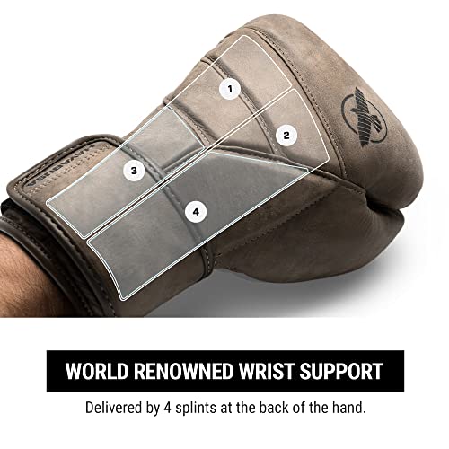 Hayabusa T3 LX Leather Boxing Gloves | Leather Boxing Gloves, Training Gloves Men and Women, Sparring Gloves, Heavy Bag Gloves, 16oz Boxing Gloves, Muay Thai Gloves - color: Brown, size: 16oz