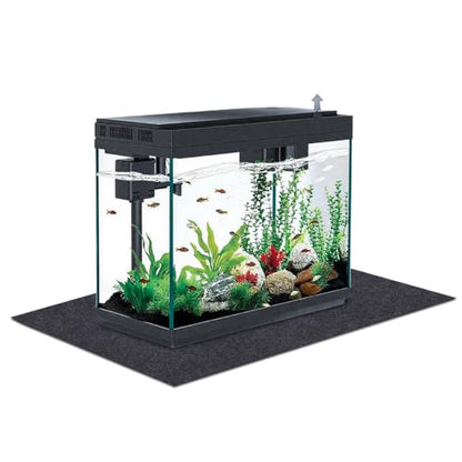 Aquarium Leveling Mat，Under Fish Tank Mat——Soft Absorbent Material，Anti-Slip and Waterproof Backing，Cushion the Friction Between the Fish Tank and the Table，Washable (24 x 36 Inch) - size: 24 x 36 Inch