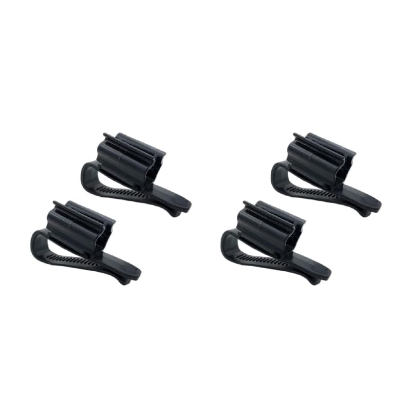 4 Pieces Water Pipe Holder Fish for Tank Adjustable Plastics Mounting Clips Durability Aquarium Tube Clamp Hose Holders Clip Air Pumps Accessories