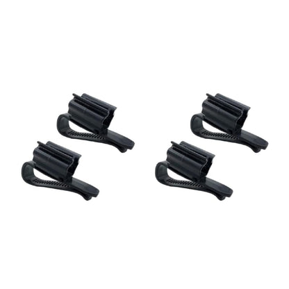 4 Pieces Water Pipe Holder Fish for Tank Adjustable Plastics Mounting Clips Durability Aquarium Tube Clamp Hose Holders Clip Air Pumps Accessories