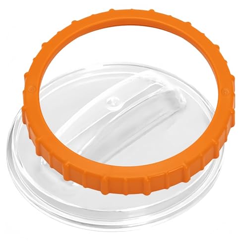 Pre-Filter Cover with Orange Nut P07018, Fits Sand Pump Lid P07019, Compatible with 58486 58497 58499 2023+ Models, Heavy-Duty ABS Pool Filter Pump Replacement Parts (1 set) - size: 1 set