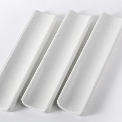 Koville Italian Quarella Engineered Marble Incense Holder, Incense Holders for Sticks, Sturdy Incense Burner Ideal for Meditation and Relaxing, Easy to Clean(Ariete Quarella) - color: White Engineered Marble-ariete