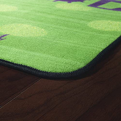 Flagship Carpets This is The Day The Lord Has Made Bible Worship 영감을 주는 멀티컬러 러그, 어린이 교실 카펫 또는 어린이집 활동 공간용, 1.2 x 1.8m(4 x 6피트), 직사각형 - size: 4' x 6' (Rectangular)