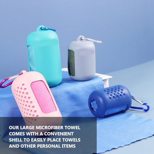 TOYANDONA Super Absorbent Quick-Drying Sports Towel Large Microfiber Cooling Sweat-Absorbent Gym and Travel Towel for Running Yoga Fitness