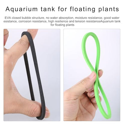 80-200mm Floating Plant Rings Floating Plant Holder Fishtank Habitat Decoration Aquariums Food Feeding Circles 5PCS
