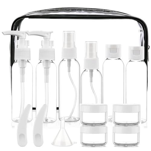 Cosywell Travel Bottles for Toiletries 15 Pack White TSA Approved Bottles - color: I-White