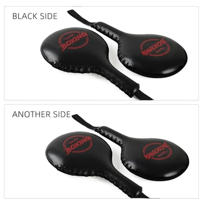 Valleycomfy Boxing Target Paddles Fight Gear Punching & Striking Pads - color: Red