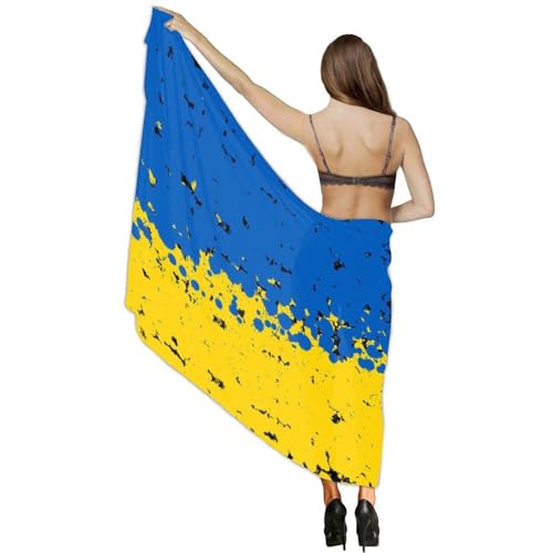 Chiffon Shawl Scarf Sarong And Sun Protective Shawl Long Lightweight Travel Scarf - color: Color524