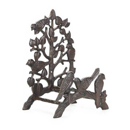 Sungmor Heavy Duty Cast Iron Hose Holder,Garden & Yard Decorative Birds Wall Mounted Hose Butler,Water Pipe Holds,Rack,Hanger,Antique Wall Decorations | Water Pipe Holds,Rack,Hanger,Antique Wall Decorations - color: Shape C-Bird