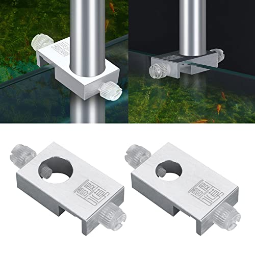 Aquarium Pipe Aluminum-Alloy for Fix - Outflow- Tube Clamp Aluminum-Alloy Water Pipe Clip - size: 16MM