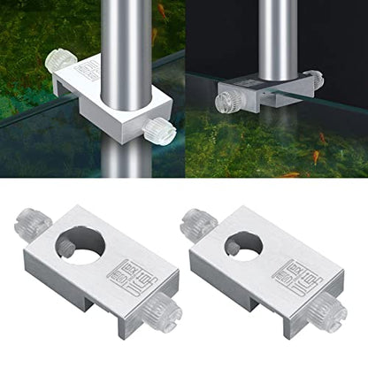 Aquarium Pipe Aluminum-Alloy for Fix - Outflow- Tube Clamp Aluminum-Alloy Water Pipe Clip - size: 16MM