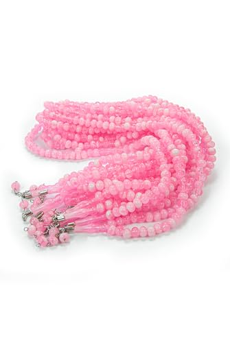 ihvan online, Tasbih Prayer Beads 99, Pack of 10, Muslim Prayer Bead, Islamic Rosary Bead, Dhikr, Tasbeeh Bulk, Misbaha, Masbaha, Tespih, Islamic Gift for Ramadan & Mawlid & Hajj Umrah - color: Pink