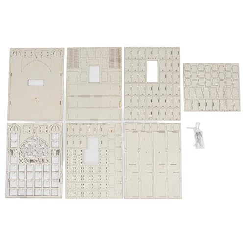 Wooden Ramadan Advent Calendar 30 Storage Drawers DIY Countdown Eid Calendar 30 Storage Drawers for Home Party Home Decoration