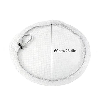 Aquarium Escape Proof Net, Nylon Material,Anti-Jumping Fish Tank Net,Circular Mesh Lid for Terrarium, Cover for Fish - color: diameter 60cm/23.6inch