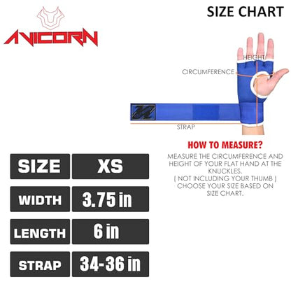 Kids Boxing Handwraps Kids Fist Protector Inner Gel Gloves Quick Wraps for Punching Great for MMA Training