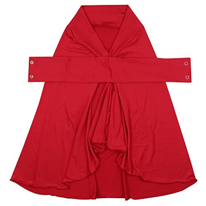 Suillty Fashion Muslim Hijab for Women Instant Snap Fastener Hijab Inner Cap Full Cover Head Wraps Scarf Islam Turban Caps - color: Red