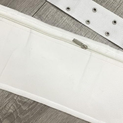Hajj Umrah Waist Bag with Zip Pocket Ihram Pilgrimage Bag Anti-theft Waist Bag for Phone Passport Money Travel Organizer - color: Four-Pocket Style