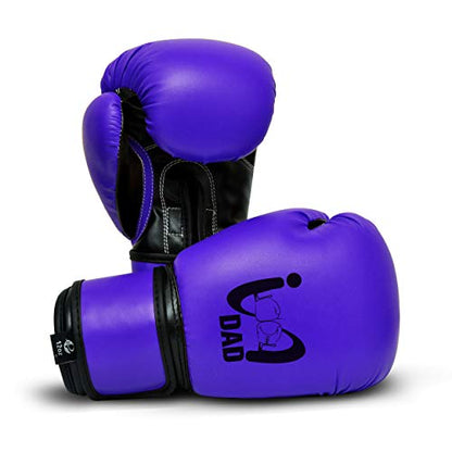 Ultimate - I Boxing Dad - Kids Boxing Gloves MMA Boxing Muay Thai Bag Work - color: Blue, size: 4 Oz