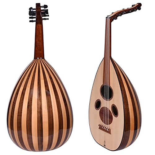 Quality Professional Arabian Oud With Soft Carry Case (Walnut - Linden)