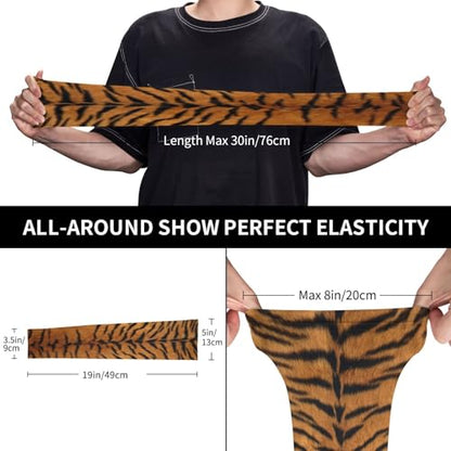 Cooling Arm Sleeves Cover Summer Sun Protection Arm Sleeves For Men Women Baseball Cycling Golf Running - color: Tiger Print 18