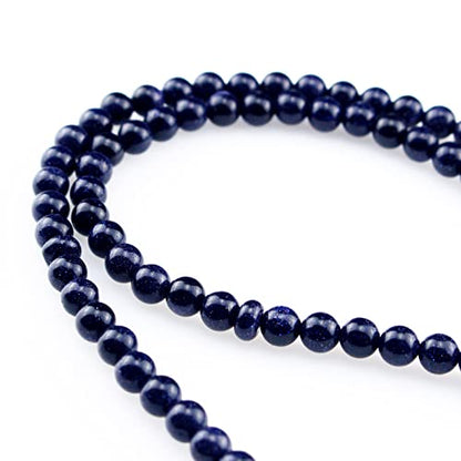 Muslims Islamic Dhikr Tasbeeh 99 Tasbih Prayer Beads, Blue Sandstone Beads with Tassel