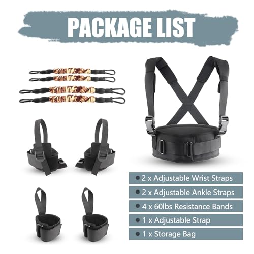 Speed Strength and Agility Resistance Bands - color: 240 lbs