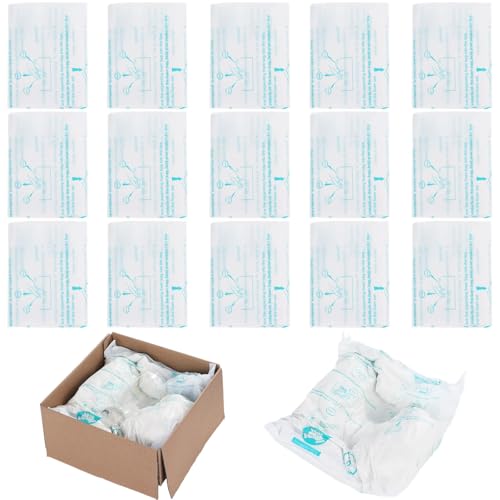 Foam Bags For Shipping 16 PCS 18×23 Inch, Handy Temperature-Activated Expanding Pouches, Instant Pack Quick Packaging - Protective Parcel Solution - color: 16 PCS, size: 23 × 18 inch