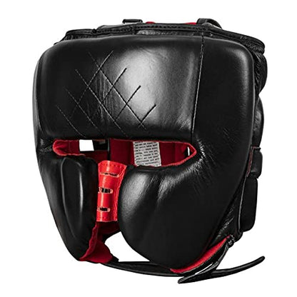 Title Boxing Ko-Vert Headgear - Boxing, MMA, Muay Thai - Unisex-Adults - color: Black