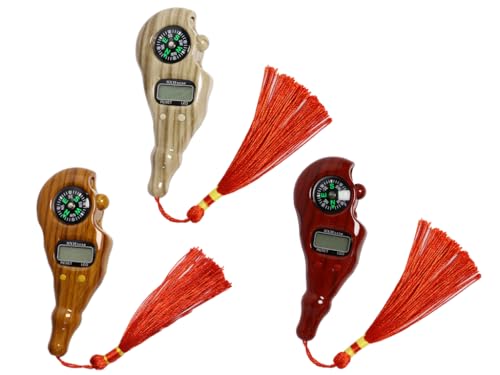 3PCS Digital Beads Counter, Buddha Beads Counter, Prayer Beads Counter, Digital Finger Counter, Digital-Tasbih Counter with Compass and Light, for Meditation, Relaxation, Muslim Prayer
