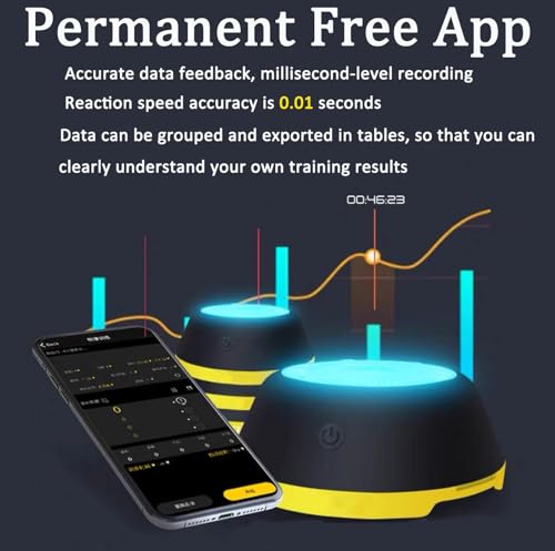 Reaction Training Lights Improves Reaction Speed and Agility，Reaction Training for Thletes, Trainers, Coaches, Fitness Trainers, Physical Educators,Physical Therapy - style: 4 pack