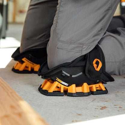 ToughBuilt - GelFit Stabilizer Knee Pads, Heavy-Duty Gel Cushioning with Ergonomic Support, Durable Hard Shell, and Stable Non-Slip Design for Construction & Flooring (TBL-KP-G205-R) - size: GelFit Stabilizer