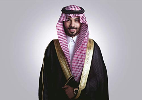 HOMELEX Keffiyeh Arab Head Scarf for Men Sheikh Muslim Turban Saudi Dubai Headwear - color: Red-q