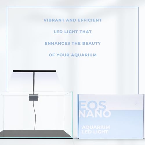 EOS LED Aquarium Light - Adjustable Gooseneck for Fish Tanks - Full Spectrum Nano Tank Lighting - N5 White - color: N5 White