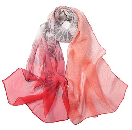 Acotavie Scarfs for Women Lightweight Fashion Scarves Print Floral Pattern Scarf Shawl Wraps - color: B06