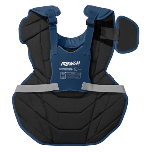 Easton | Phenom Series Catcher's Chest Protector | NOCSAE Certified - color: Navy, size: Youth