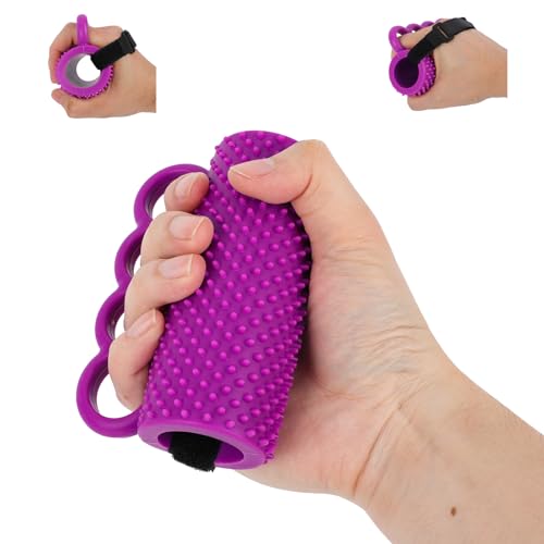 Hand Grip Strengthener, Finger Exerciser Squeeze Ball Weak Hand Strengthening Devices for Elderly Seniors Musicians Athletes Muscles Trainer Massage