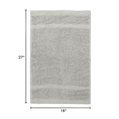 Avalon Towels Salon Towel - Silver Hand Towels Bulk Pack of 24 - 100% Cotton Absorbent Spa, Facial & Gym Towel for Working Out - 16x27 Inches (Not Bleach Proof) - color: Silver