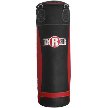 Ringside Large Leather Heavy Bag, Punching Bag for Boxing Training and Workout, Includes Heavy Bag Chain and Swivel - size: 100 lb