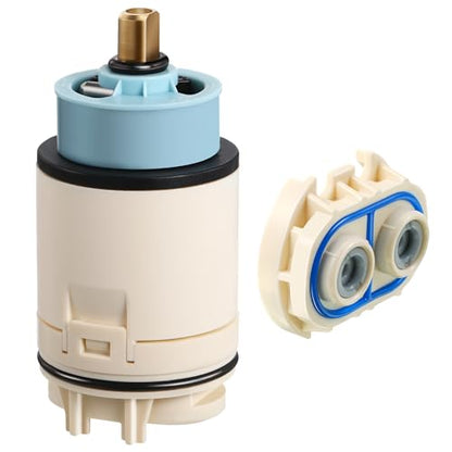 Dreyoo 1 Pack Pressure Balance Cartridge Compatible with RP70538/RP73625 | Single Function Shower Cartridge Compatible with Peerless/Delta Single Handle Tub/Showers Faucet (Check Valve Included)
