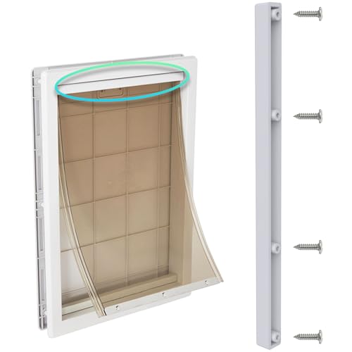 1pcs Plastic Bracket Fits Extra-Large Ideal Pet Products Pet Door 10.5" x 15" Flap - size: Extra Large