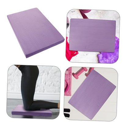 Mipcase Balance Yoga Mat Exercise Gymnastics Physical Therapy Balance Pad Workout Pilates Mat Balance Foam Pad - color: Purple