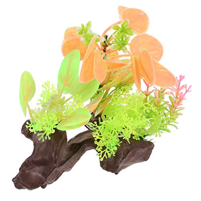 BESPORTBLE Aquatic Decoration Faux Plants Realistic Artificial Aquarium Plants Fish Tank Greenery Small Substrate Desktop Aquarium Grass Plants for Aquarium Underwater Grass Models Plastic