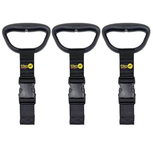 Clip 'n Carry Wrap-It Storage Straps - 15" (3-Pack) | Extension Cord Holder Hose Storage Carrying Straps for RV and Accessories Organization - size: 15" (3-Pack)