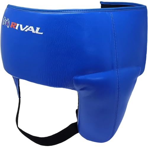 RIVAL Boxing RNFL10 Pro 360 파울 방지 사타구니 프로텍터, 15mm 이중 밀도 폼 패딩, 가볍고 편안한 보호 컵 - color: 블루., size: 라지
