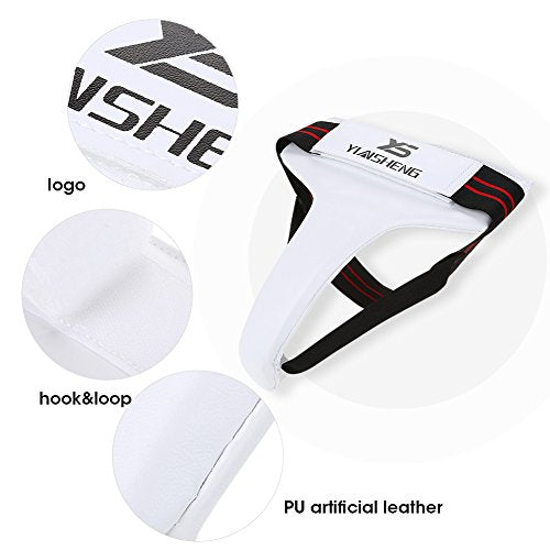Tbest Women Groin Guard Protector MMA Martial Arts Boxing Groin Guard Support Cup Muay Thai Taekwondo Groin Support Shorts Protection for Female