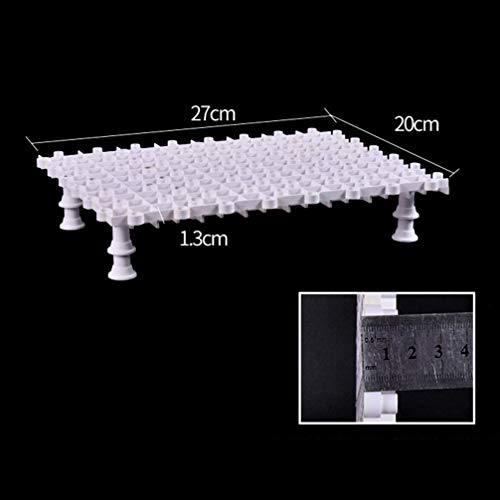 Hemobllo Fish Tank Bottom Plate 20pcs Nails PVC Material Suitable for Mini/Small Tanks - size: Size 1.