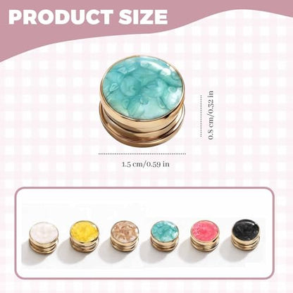 CONBOLA Hijab Magnetic Pins - Strong Magnet Hijab Pins for Women, Colorful No Needle Scarf Clips, Multi-Purpose Magnetic Brooch for Dress, Clothing, Shawls - color: flowing light