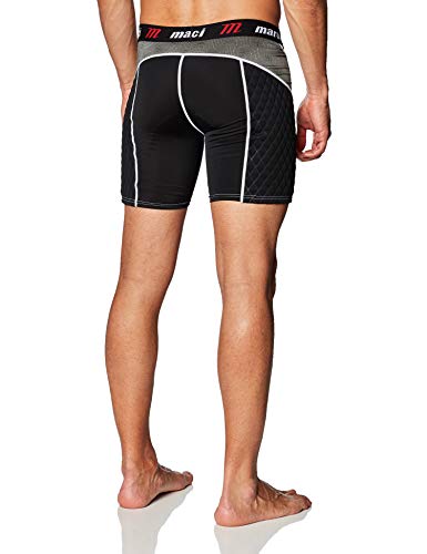 Marucci Men's Marucci Adult Elite Padded Slider Shorts - color: Black, size: Medium
